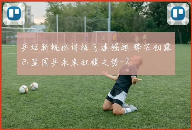 乒坛新锐林诗栋飞速崛起 锋芒初露已显国乒未来扛旗之势